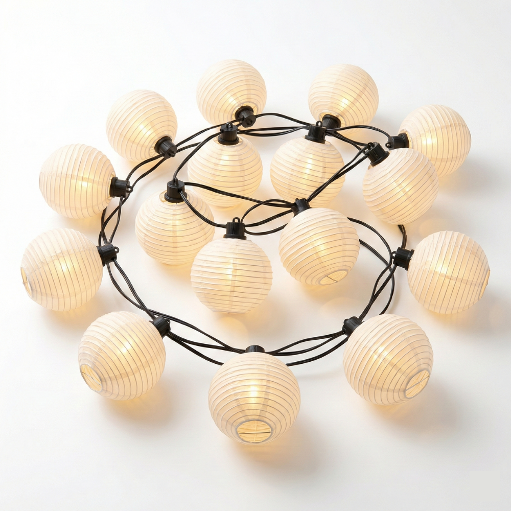 Guirlandes Lumineuses Solaires | Lumières Art Déco Étanches pour Décor Extérieur