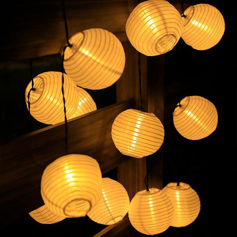 Guirlandes Lumineuses Solaires | Lumières Art Déco Étanches pour Décor Extérieur