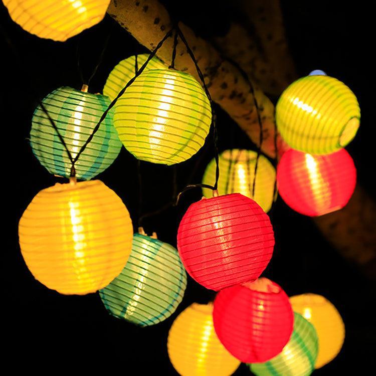 Guirlandes Lumineuses Solaires | Lumières Art Déco Étanches pour Décor Extérieur