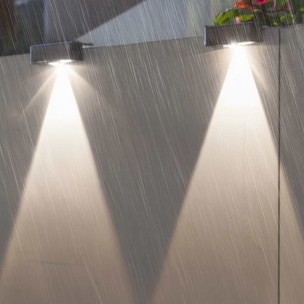 RADIANTPATH – Lampe de Jardin Solaire avec Contrôle LED Intelligent et Design Résistant aux Intempéries