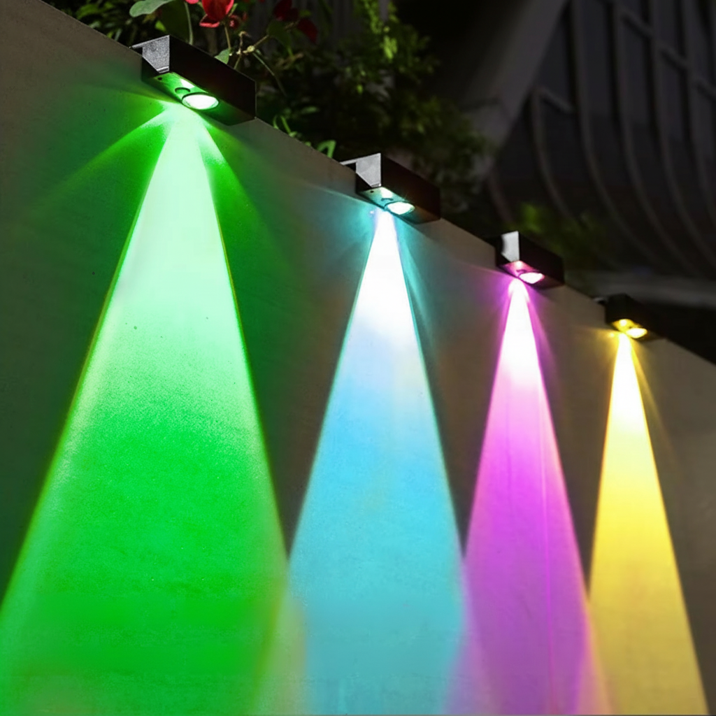 RADIANTPATH – Lampe de Jardin Solaire avec Contrôle LED Intelligent et Design Résistant aux Intempéries