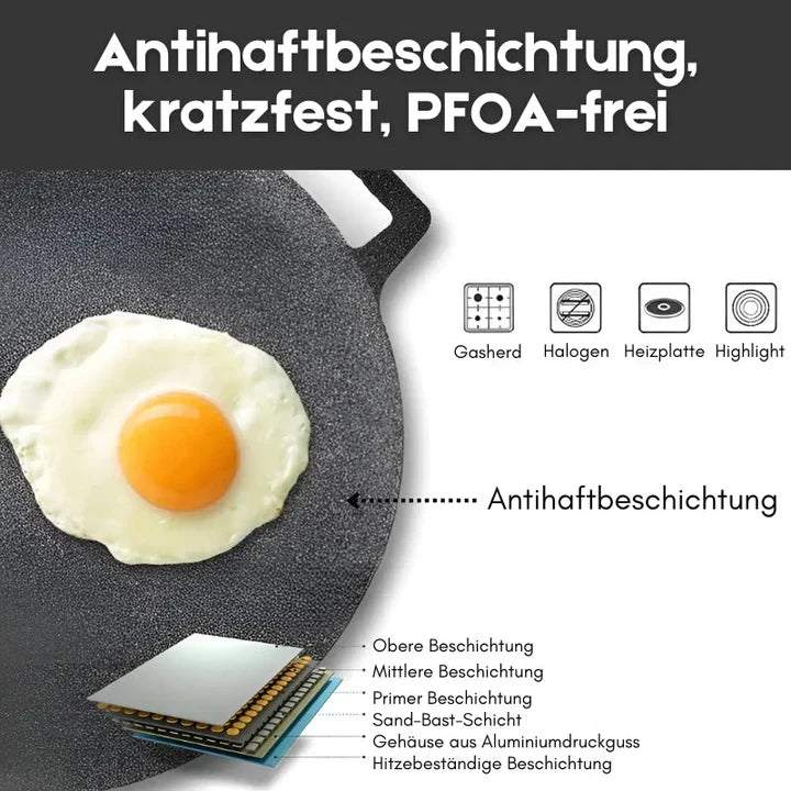 50% de réduction | MultiCook™ | Poêle à griller antiadhésive durable