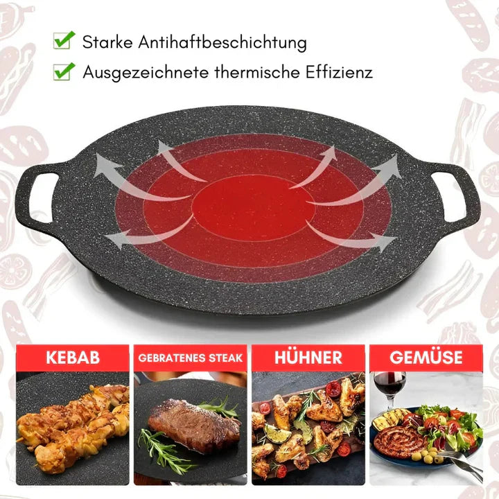 50% de réduction | MultiCook™ | Poêle à griller antiadhésive durable