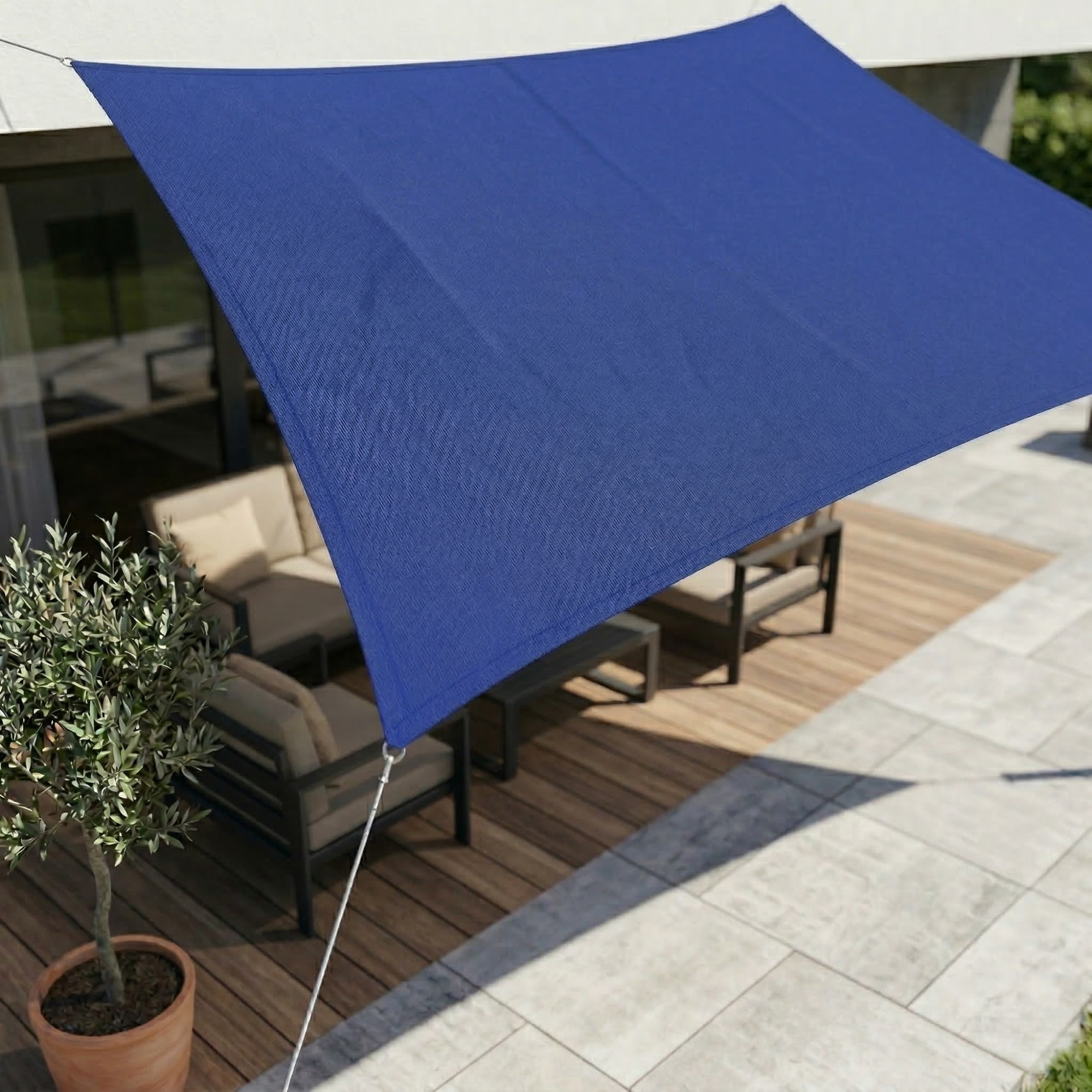 SKYSHIELD – Voile Solaire Rectangulaire pour Ombre et Protection Extérieure Améliorées