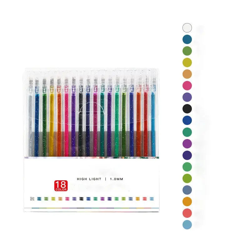 SparklePen™ | Stylos Gel Étincelants – Encre à Paillettes Lisse pour des Œuvres Précises