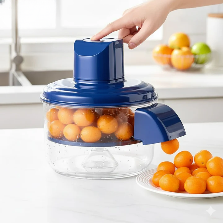 Éplucheur | Éplucheur de cuisine électrique | Épluchage rapide par simple pression sur un bouton | PeelMaster