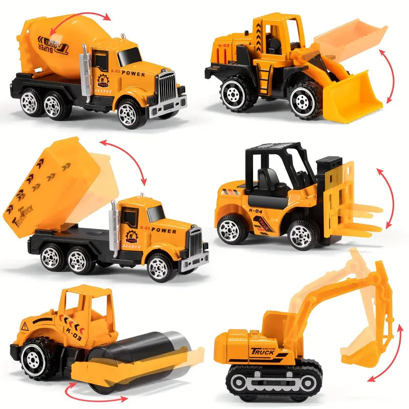 Voiture Jouet | Ensemble de Véhicules de Construction | Robuste & Éducatif | PlayMe