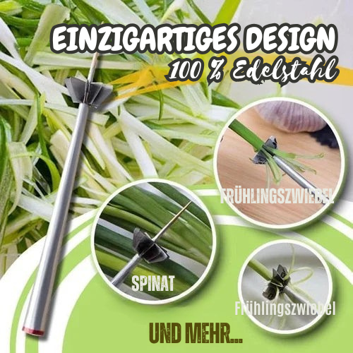 Coupe-légumes spiralé | Lames en acier inoxydable à 360 degrés | Fines bandes de légumes et d'herbes | SwiftSlice