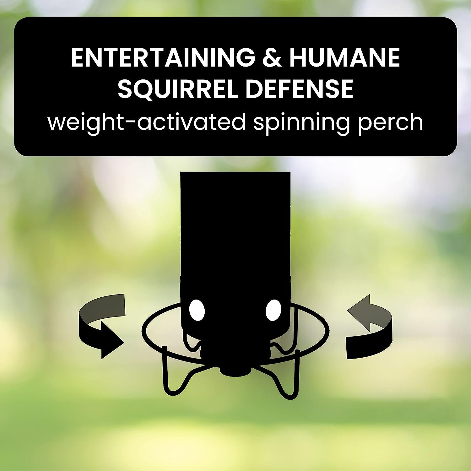 FEEDSAFE – Nourrisseur à Oiseaux Résistant aux Écureuils pour une Observation des Oiseaux Sans Tracas dans le Jardin