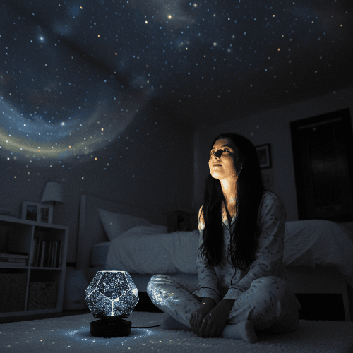 Skanto | Projecteur Galaxie | Lumière Réglable et USB | Multicolore