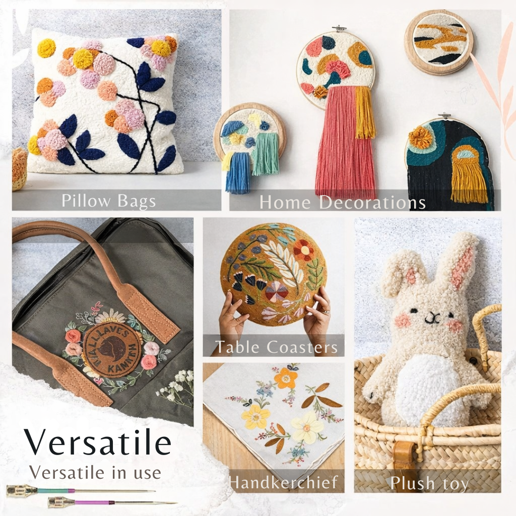 Stickset | Technique de broderie précise | Poignée ergonomique confort | StitchSage