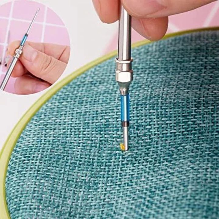 Stickset | Technique de broderie précise | Poignée ergonomique confort | StitchSage