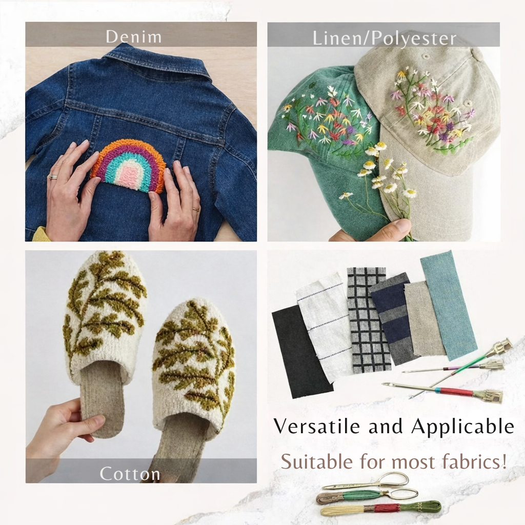 Stickset | Technique de broderie précise | Poignée ergonomique confort | StitchSage