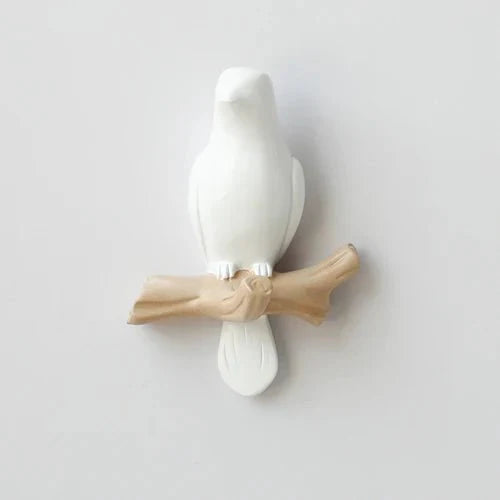 FugleRo Porte-manteau – Patère Murale en Bois au Design Inspiré par la Nature