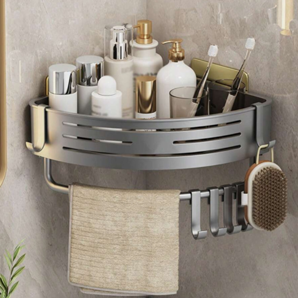 CORNERA – Support de Douche – Étagère d'Angle Économisant de l'Espace
