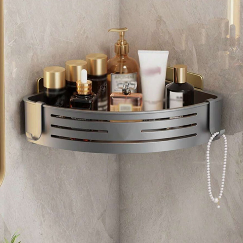 CORNERA – Support de Douche – Étagère d'Angle Économisant de l'Espace