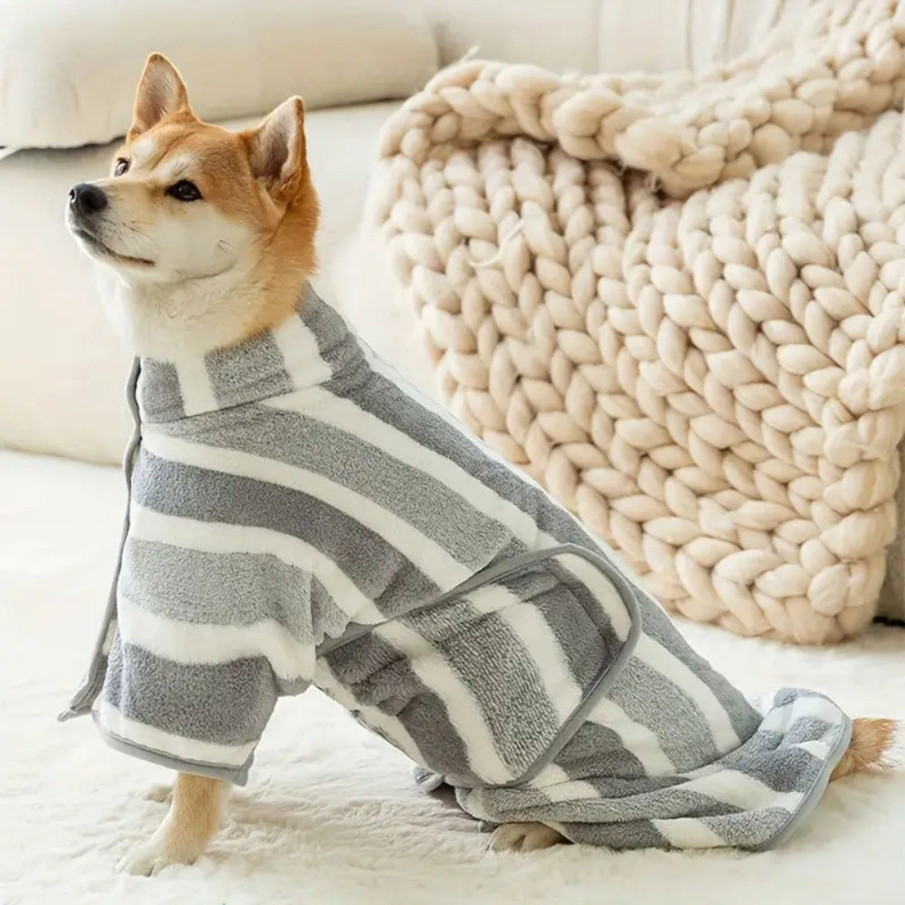 Robe de Séchage pour Chien à Toucher Doux