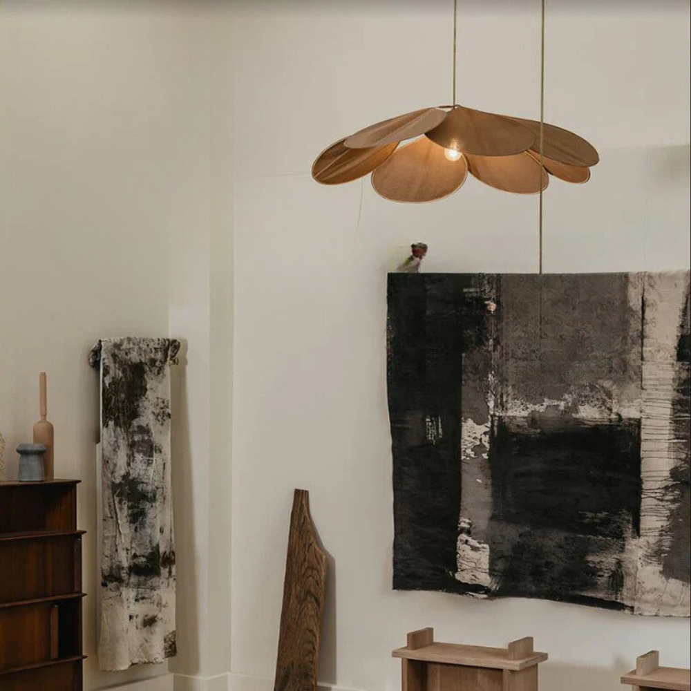 Suspension en Forme de Fleur – Lampe de Plafond Design avec Éclairage Ambiant