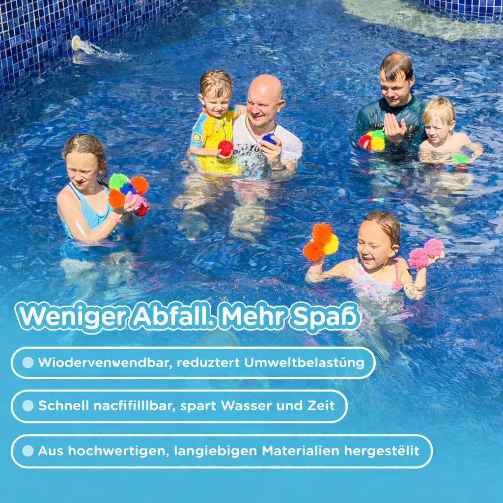 20 KiddoSpace Boules Éponge Réutilisables à Eau (10 à acheter, 10 GRATUITES en plus)
