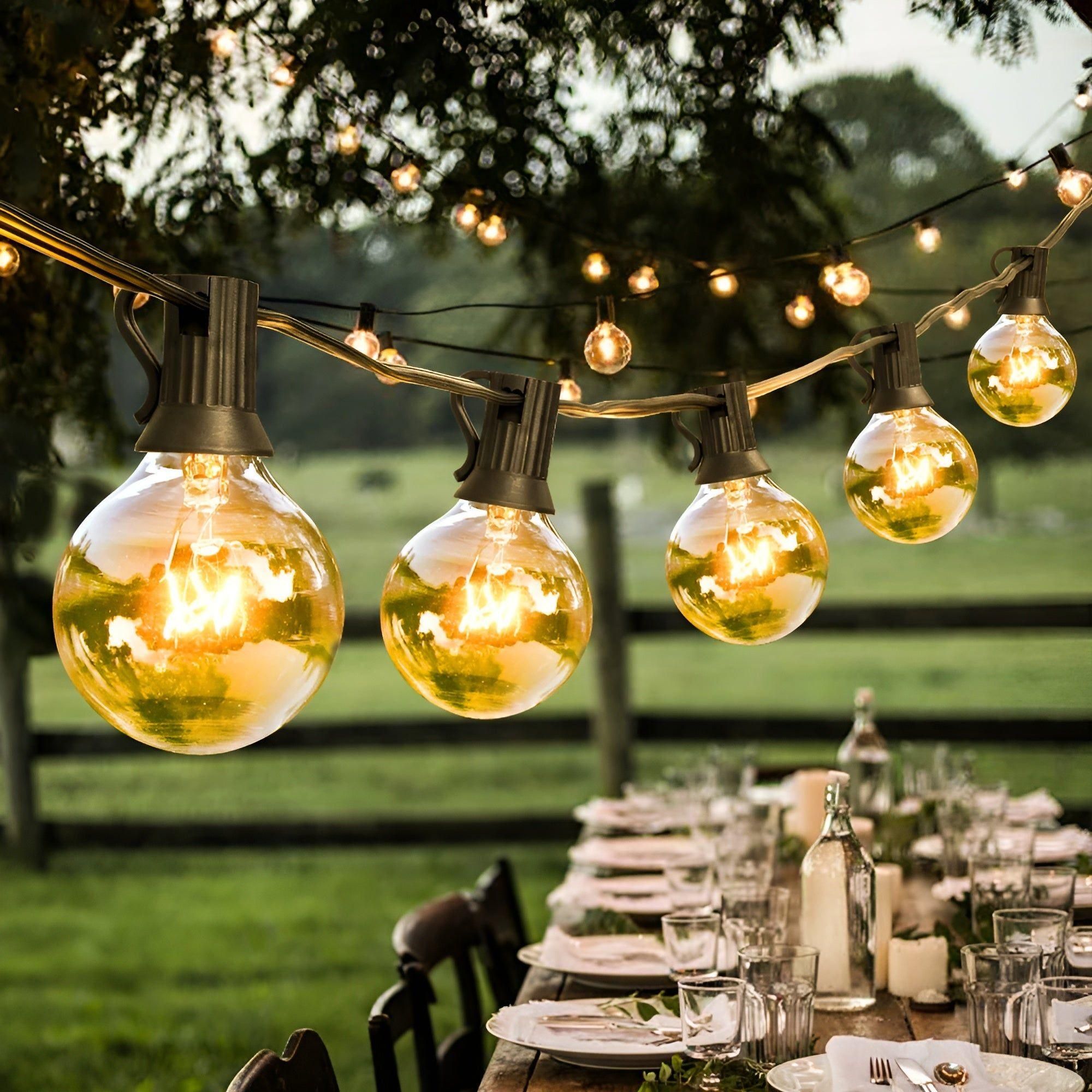 FairyFlicker Guirlandes lumineuses - Éclairage de terrasse luxueux avec protection étanche | Karnz