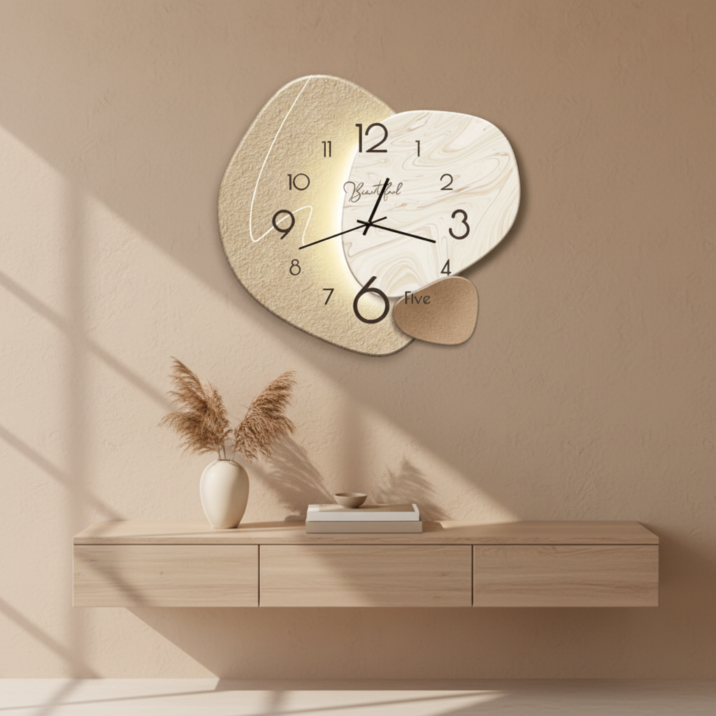 BRIGHTON – Horloge Murale Nordique Moderne avec Précision Silencieuse
