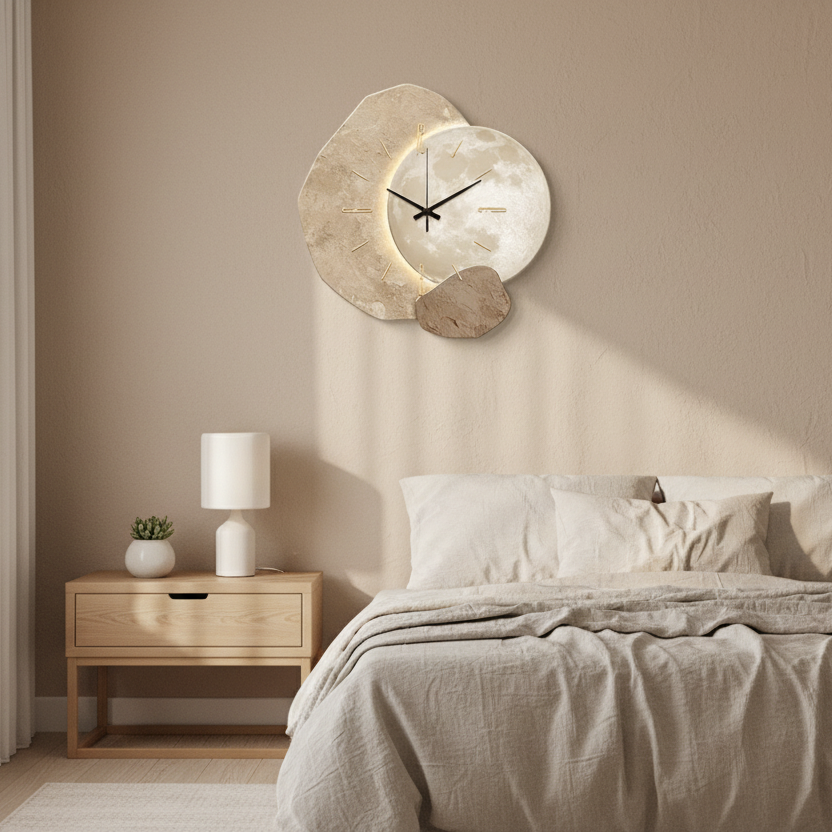 BRIGHTON – Horloge Murale Nordique Moderne avec Précision Silencieuse