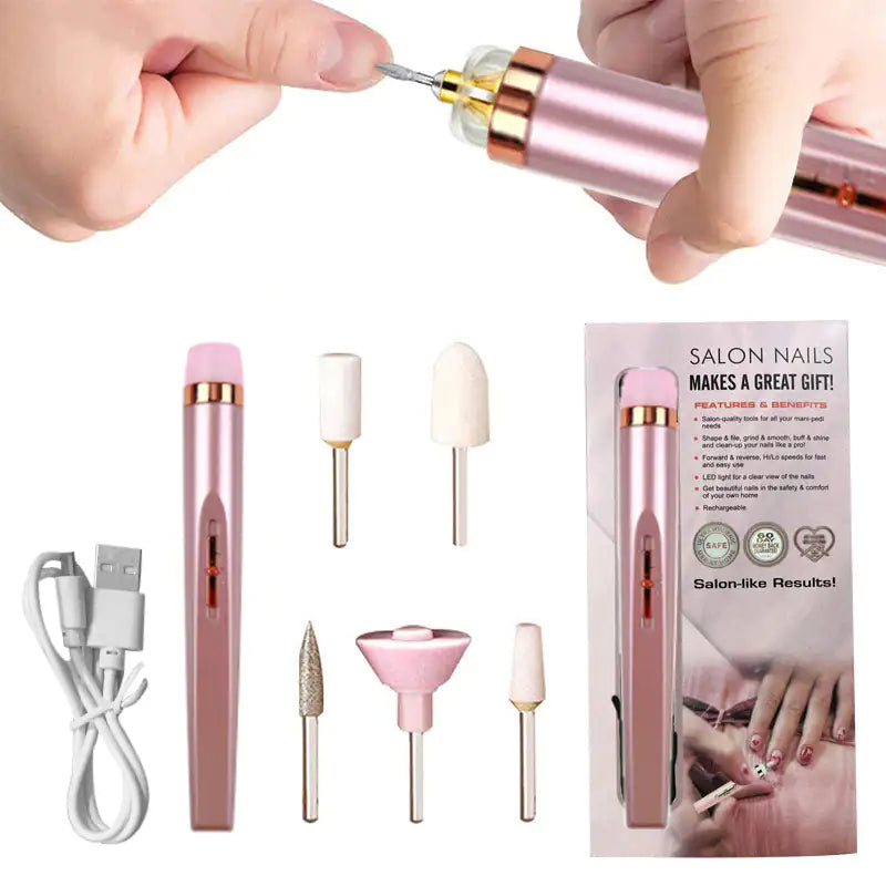 MagicNail™ – Perceuse à ongles et outils de nail art avec stylo LED précis [50 % de réduction]