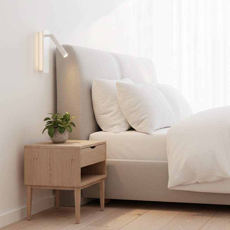 LUMISWIVEL – Lampe LED Rotative pour un Éclairage de Lit Ajustable
