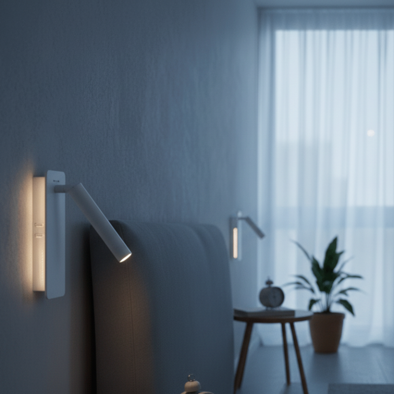 LUMISWIVEL – Lampe LED Rotative pour un Éclairage de Lit Ajustable