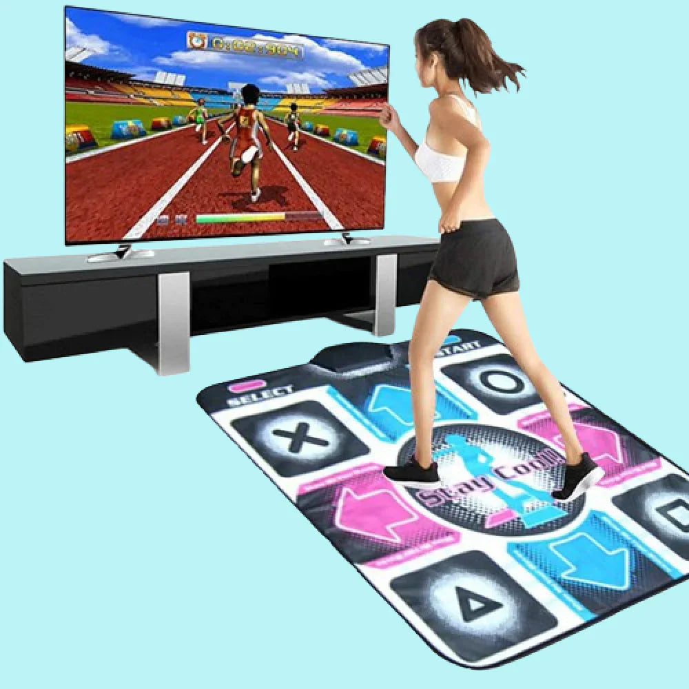 Tapis de danse | Plus de mouvement à la maison | Bluetooth, antidérapant, modes de jeu | MovePulse