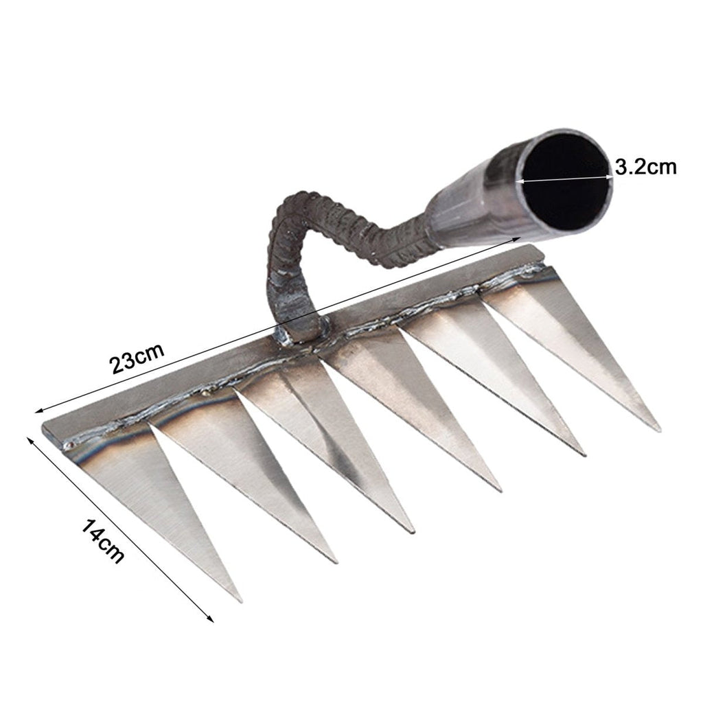 SOILSWEEP – Râteau de Jardin en Métal Durable pour un Désherbage Efficace et une Préparation du Sol