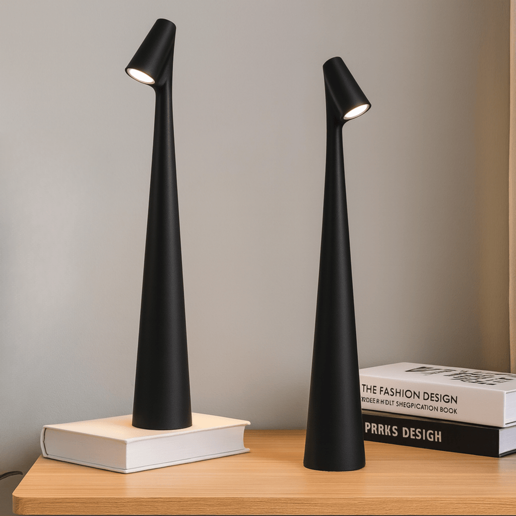 Lampe de table | LED dimmable sans fil | Boîtier en métal | Batterie rechargeable avec 20 heures d'autonomie | Lumora