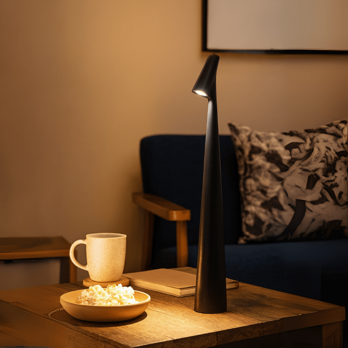 Lampe de table | LED dimmable sans fil | Boîtier en métal | Batterie rechargeable avec 20 heures d'autonomie | Lumora