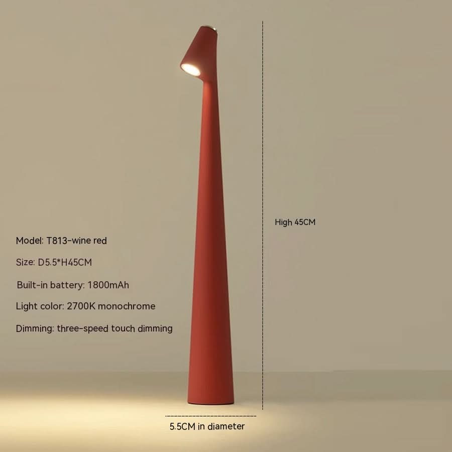 Lampe de table | LED dimmable sans fil | Boîtier en métal | Batterie rechargeable avec 20 heures d'autonomie | Lumora