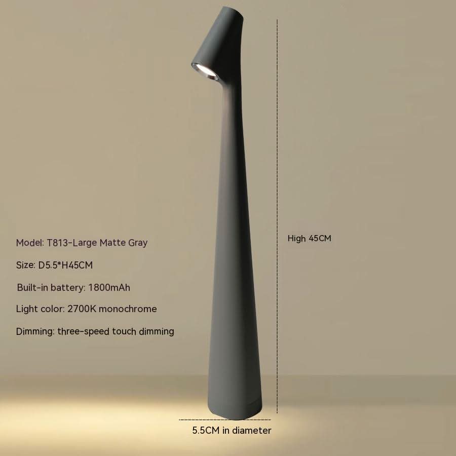 Lampe de table | LED dimmable sans fil | Boîtier en métal | Batterie rechargeable avec 20 heures d'autonomie | Lumora