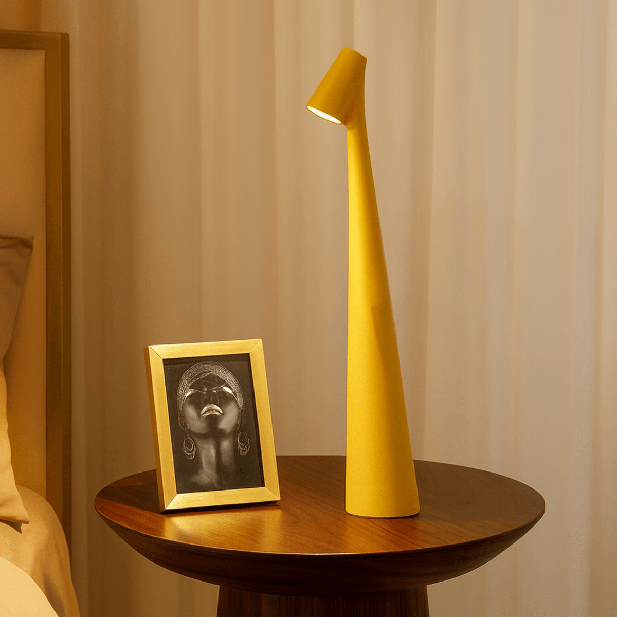 Lampe de table | LED dimmable sans fil | Boîtier en métal | Batterie rechargeable avec 20 heures d'autonomie | Lumora