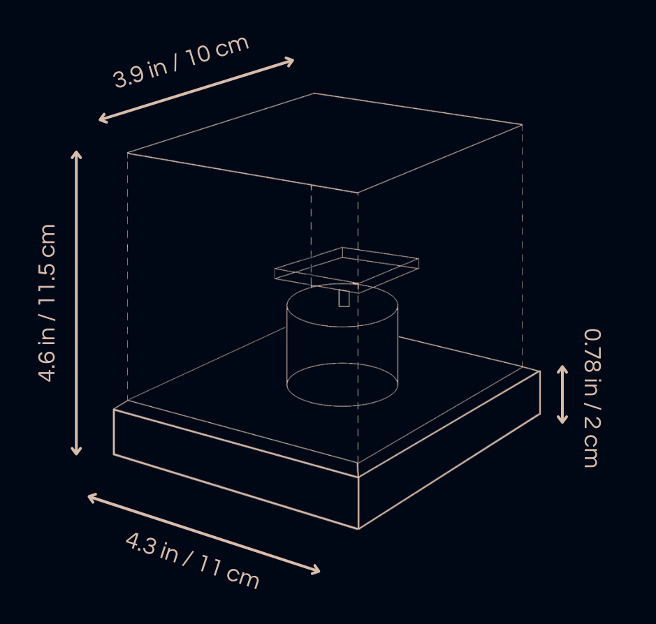 Lampe de table | Changement de couleur et dimmable | Lumière d'ambiance relaxante | AuroraGlow