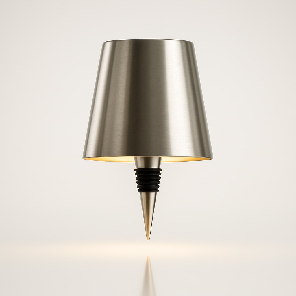 Lampe de table | Accessoire de lampe à bouteille | Dimmable sans fil | LumiBouteille