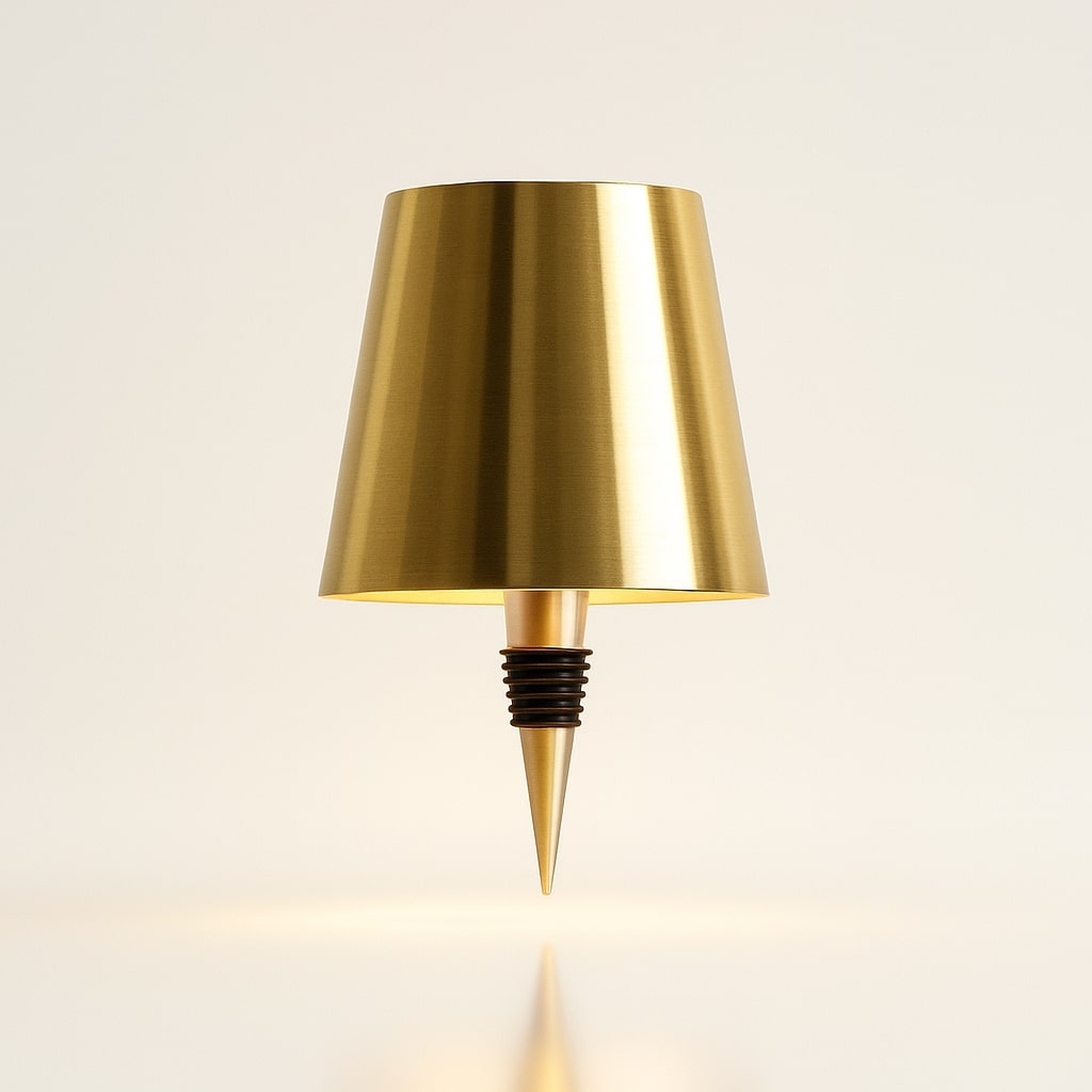 Lampe de table | Accessoire de lampe à bouteille | Dimmable sans fil | LumiBouteille