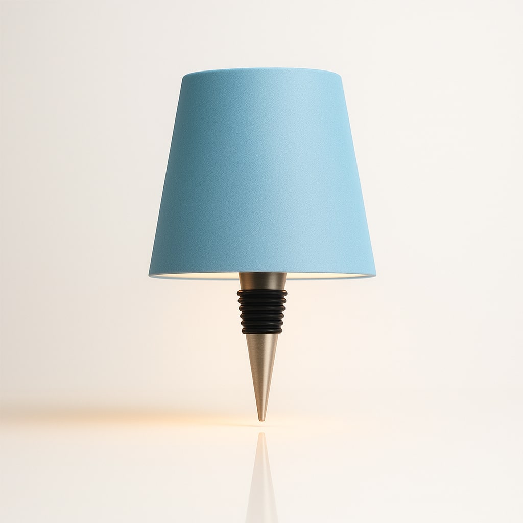 Lampe de table | Accessoire de lampe à bouteille | Dimmable sans fil | LumiBouteille