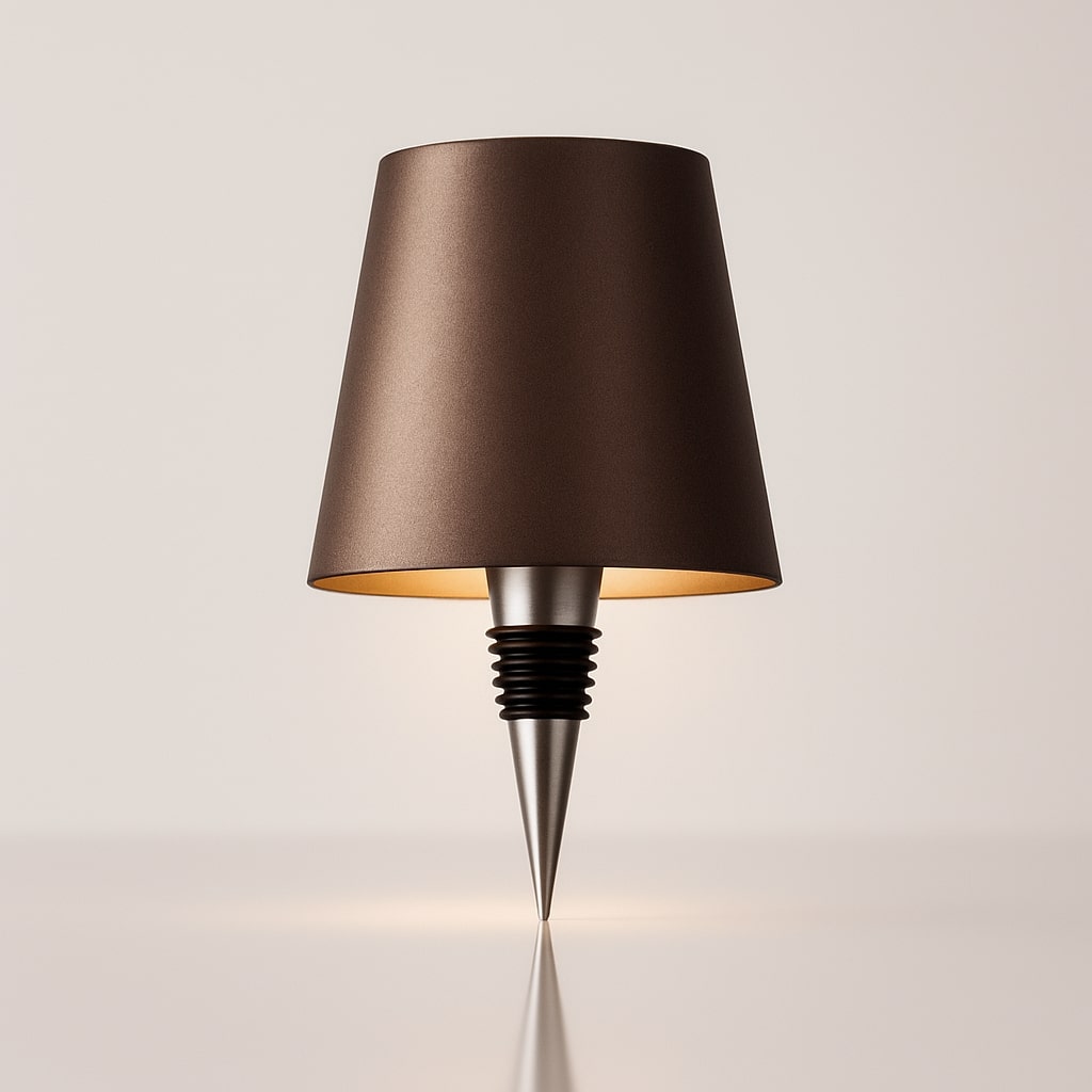 Lampe de table | Accessoire de lampe à bouteille | Dimmable sans fil | LumiBouteille