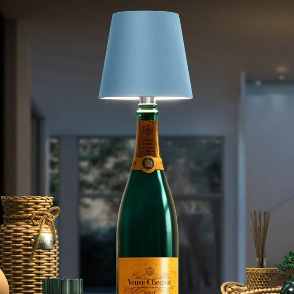 Lampe de table | Accessoire de lampe à bouteille | Dimmable sans fil | LumiBouteille