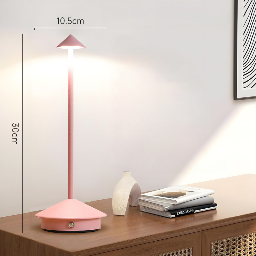 Lampe de table | Liberté sans fil | Variateur tactile, chargement USB | NordGlow