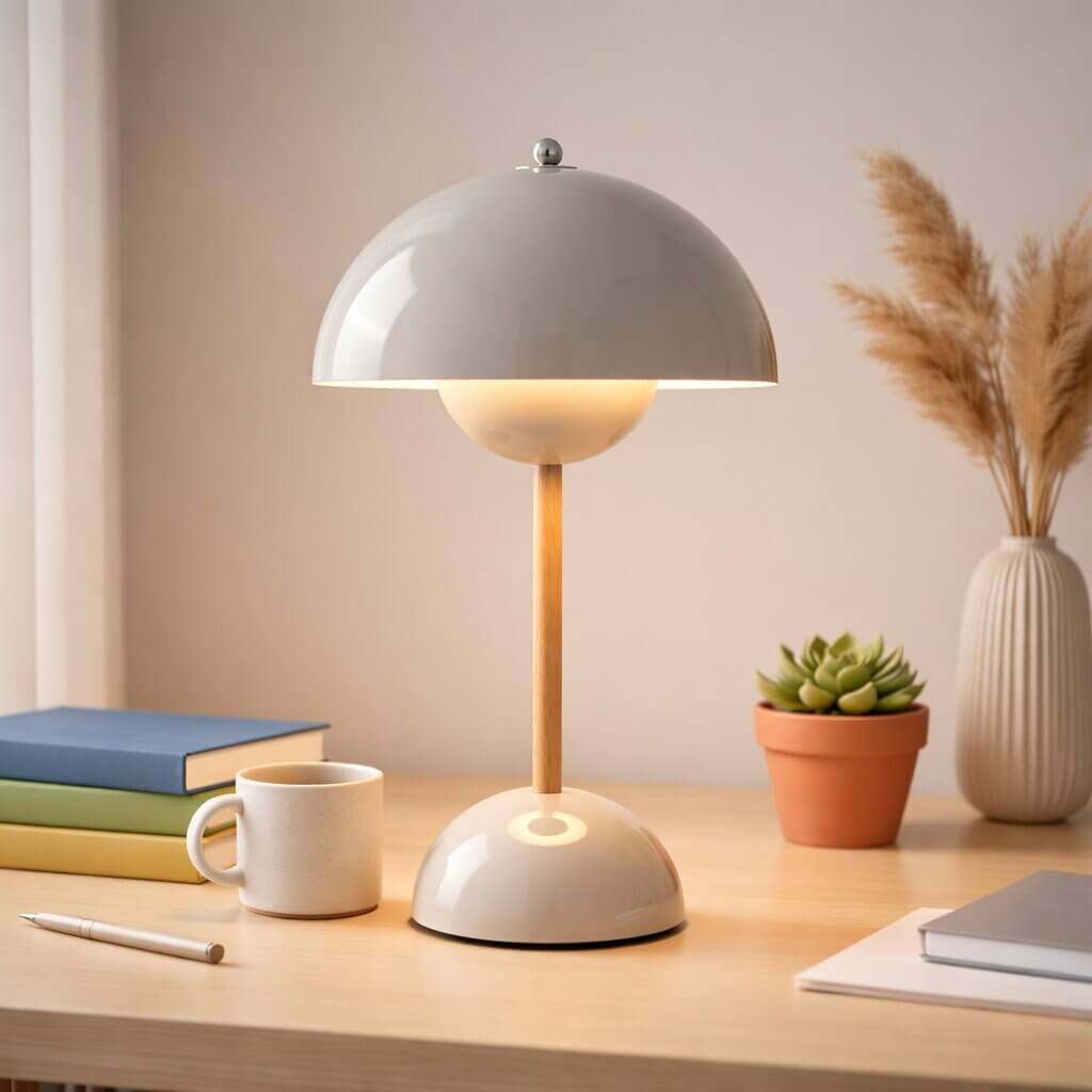 Lampe de table | Lampe de chevet | Dimmable & Sans fil | Lumenara
