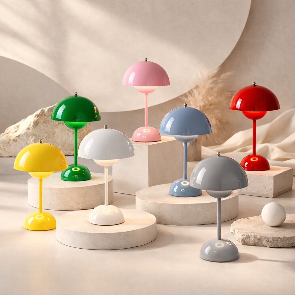 Lampe de table | Lampe de chevet | Dimmable & Sans fil | Lumenara