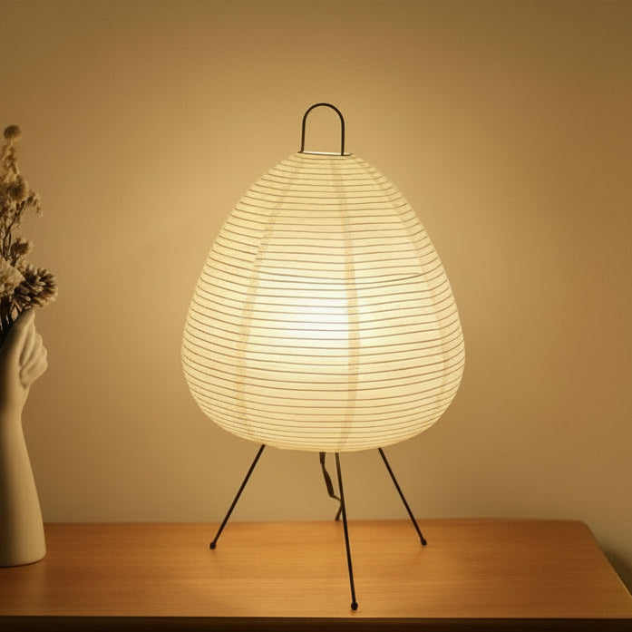 LUMIRICE – Lampe de table élégante en papier de riz au design japonais
