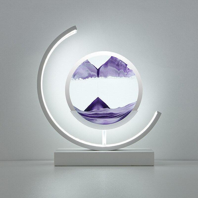 Lampe de table | Design Quicksand | Éclairage LED | SandLumen