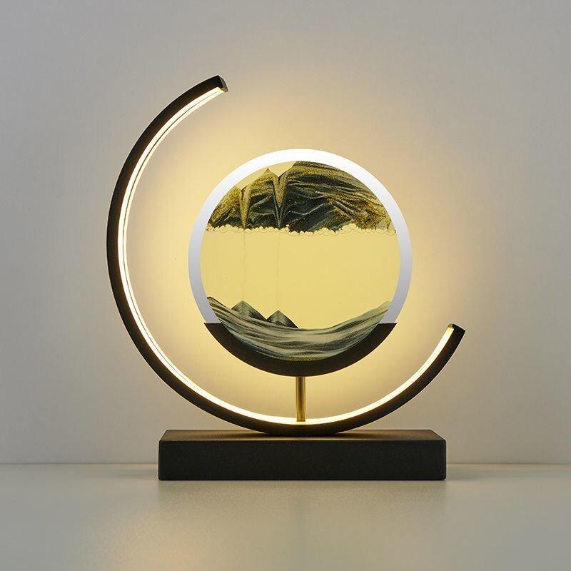 Lampe de table | Design Quicksand | Éclairage LED | SandLumen