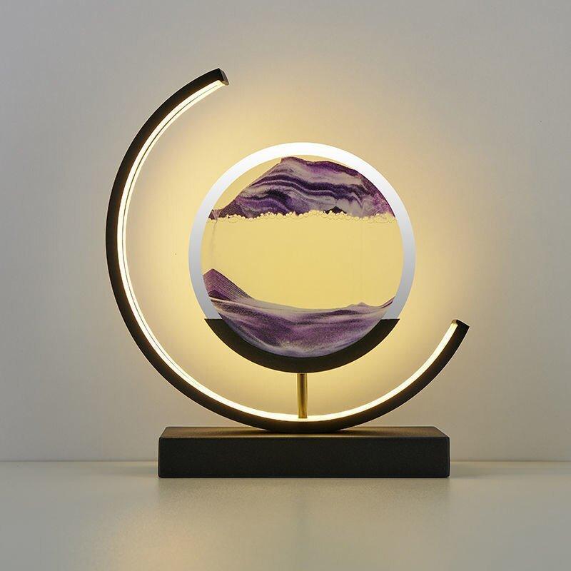 Lampe de table | Design Quicksand | Éclairage LED | SandLumen