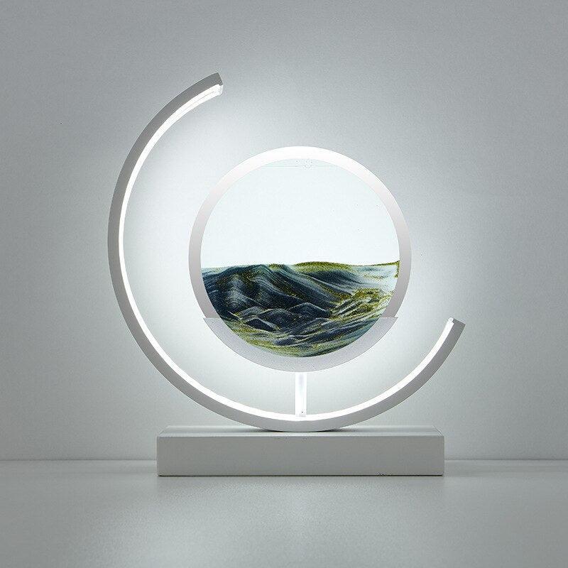 Lampe de table | Design Quicksand | Éclairage LED | SandLumen